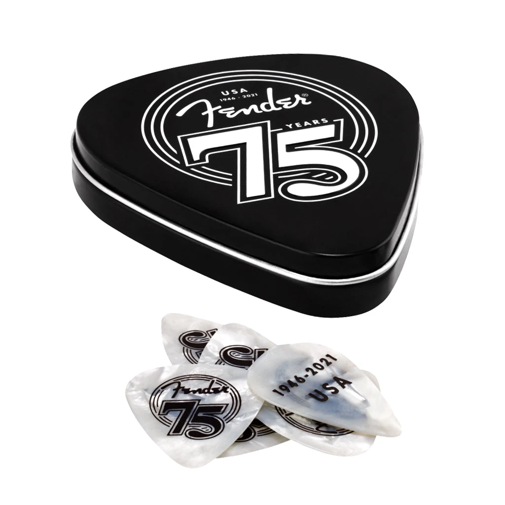 Fender - 75th Anniversary Pick Tin (18) 1 Fender - 75th Anniversary Pick Tin (18)
