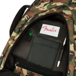 Fender - FE920 Electric Guitar Gig Bag, Woodland Camo -Guitar Instrument Store fndwdlgb5