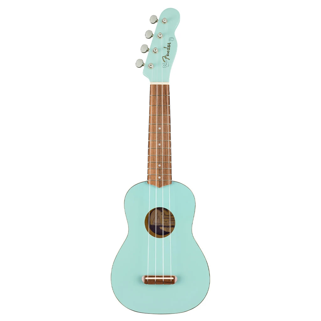 Fender Venice Soprano Uke, Walnut Fingerboard, Daphne Blue 2 Fender Venice Soprano Uke, Walnut Fingerboard, Daphne Blue - Image 2