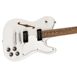 Fender Jim Adkins JA-90 Telecaster® Thinline - White - Laurel Fretboard -Guitar Instrument Store ja90 tele 5
