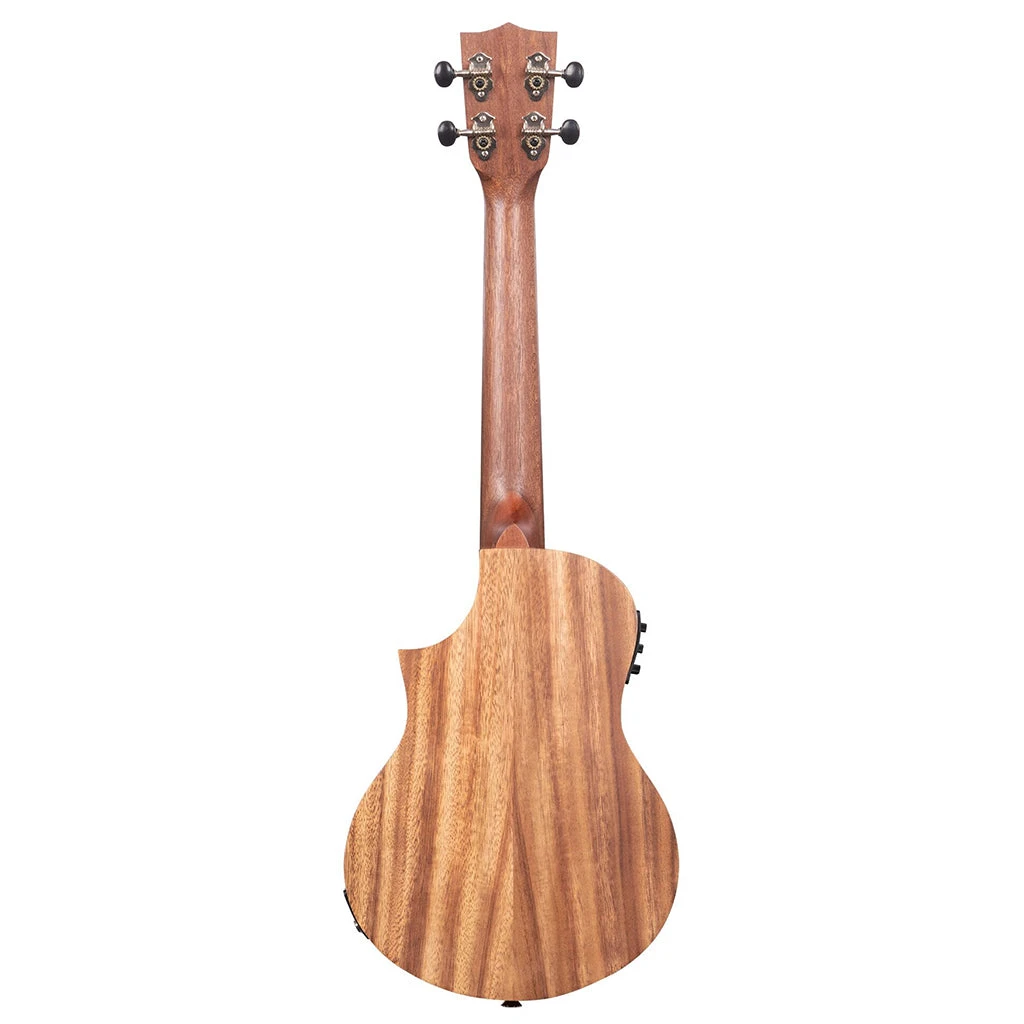 Kala Tenor Ukulele With Cutaway + EQ - Teak 3 Kala Tenor Ukulele With Cutaway + EQ - Teak - Image 3