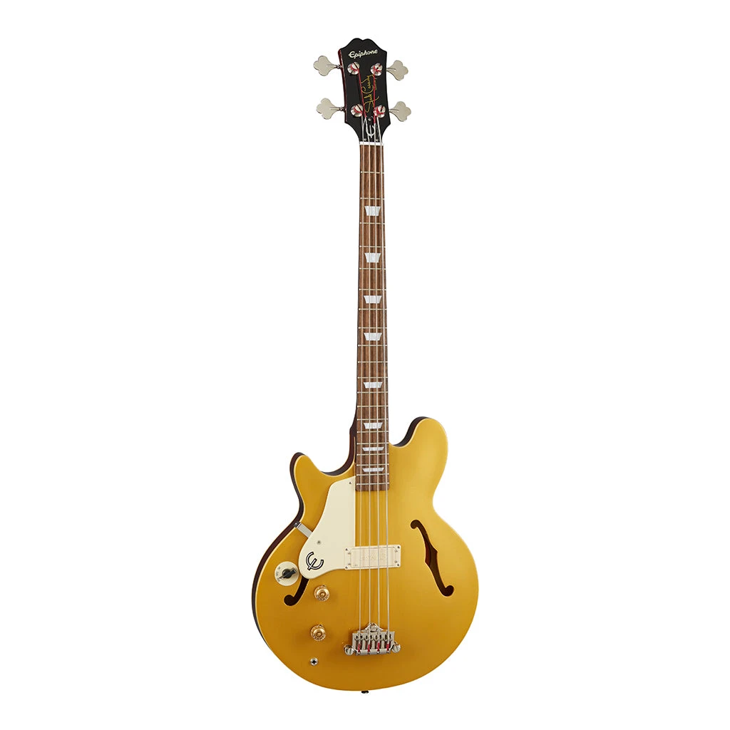 Epiphone Jack Casady Bass Left MET GOLD 2 Epiphone Jack Casady Bass Left MET GOLD - Image 2