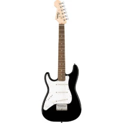 Squier - Mini Stratocaster® Left-Handed - Laurel Fingerboard - Black -Guitar Instrument Store mini strat blk lh 2