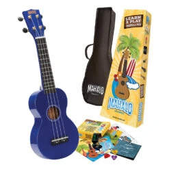 Mahalo Rainbow Essentials Uke Pack - Blue