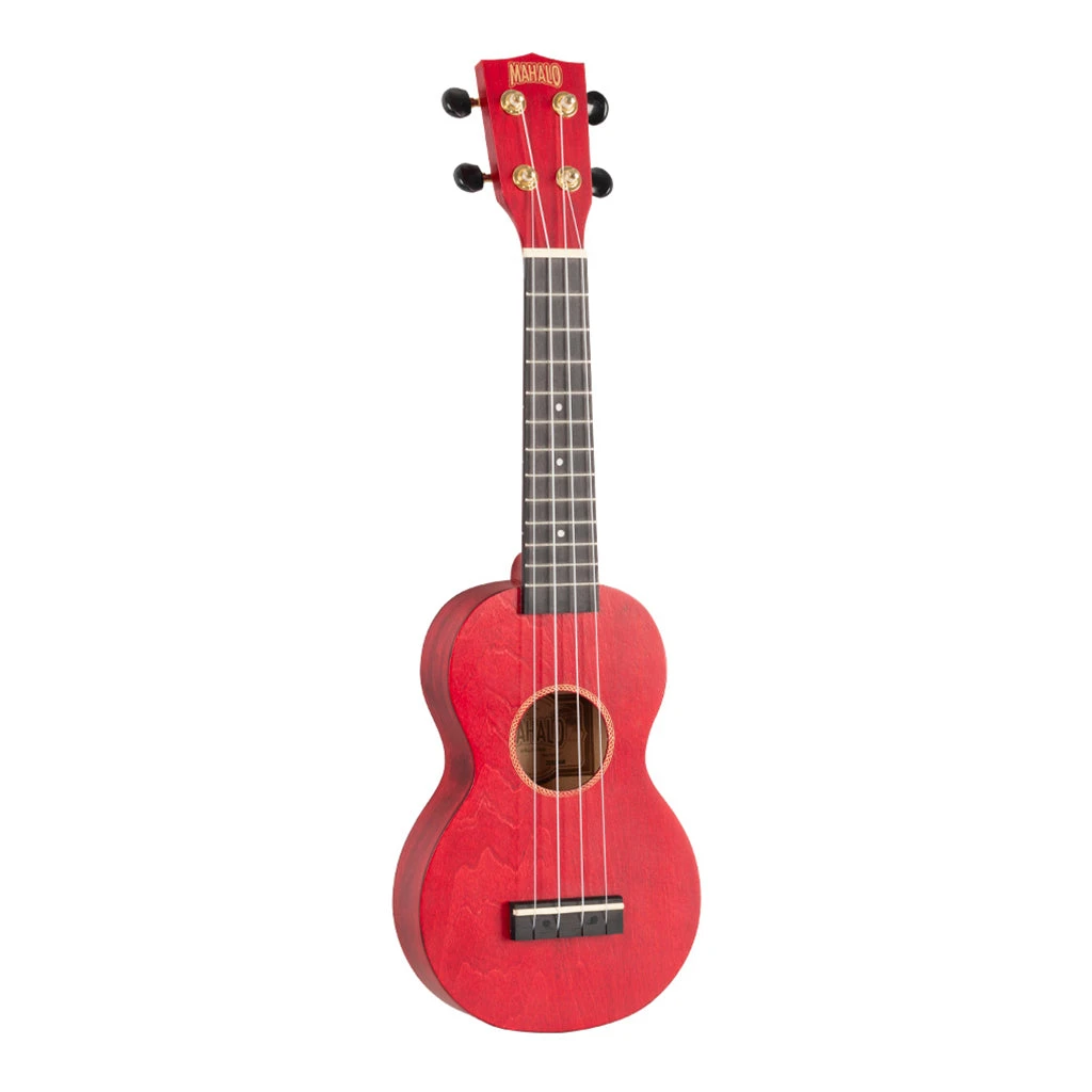 Mahalo Slim Line Soprano - Transparent Red 2 Mahalo Slim Line Soprano - Transparent Red - Image 2