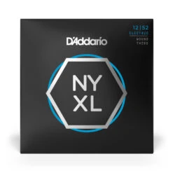 D'Addario NYXL1252W - NYXL 12-52 Guitar Strings - Wound 3rd String