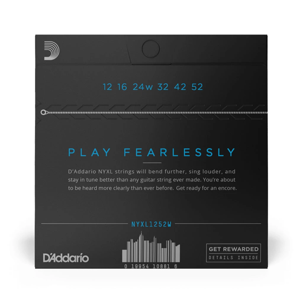 D'Addario NYXL1252W - NYXL 12-52 Guitar Strings - Wound 3rd String 2 D'Addario NYXL1252W - NYXL 12-52 Guitar Strings - Wound 3rd String - Image 2