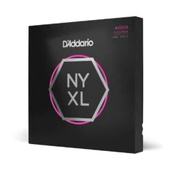 D'Addario NYXL45100 Nickel Wound Bass Guitar Strings, Regular Light, 45-100, Long Scale