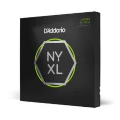 D'Addario NYXL45105 Nickel Wound Bass Guitar Strings, Light Top / Med Bottom, 45-105, Long Scale