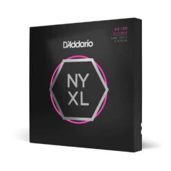 D'Addario NYXL45130 Nickel Wound Bass Guitar Strings, 5-string Regular Light, 45-130, Long Scale