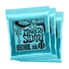 Ernie Ball Mighty Slinky Nickel Wound 8.5/40 Electric Guitar Strings 3 Pack | Fretted Instrument Strings | P03228