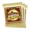 Ernie Ball Earthwood Custom Light Phosphor Bronze 11.5/54 Acoustic Guitar Strings 3 Pack | Fretted Instrument Strings | P03545
