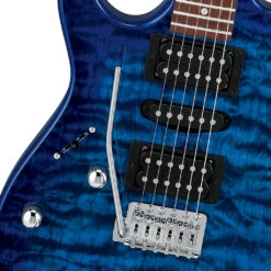 Ibanez RX70QAL Left Handed - Transparent Blue Burst -Guitar Instrument Store rx70qal 6