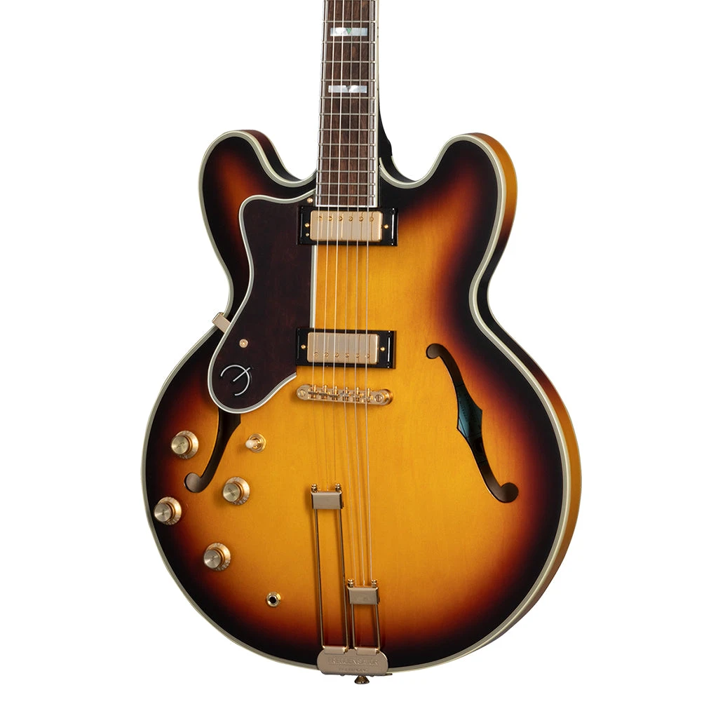 Epiphone Sheraton Frequensator Vintage Sunburst LH 1 Epiphone Sheraton Frequensator Vintage Sunburst LH