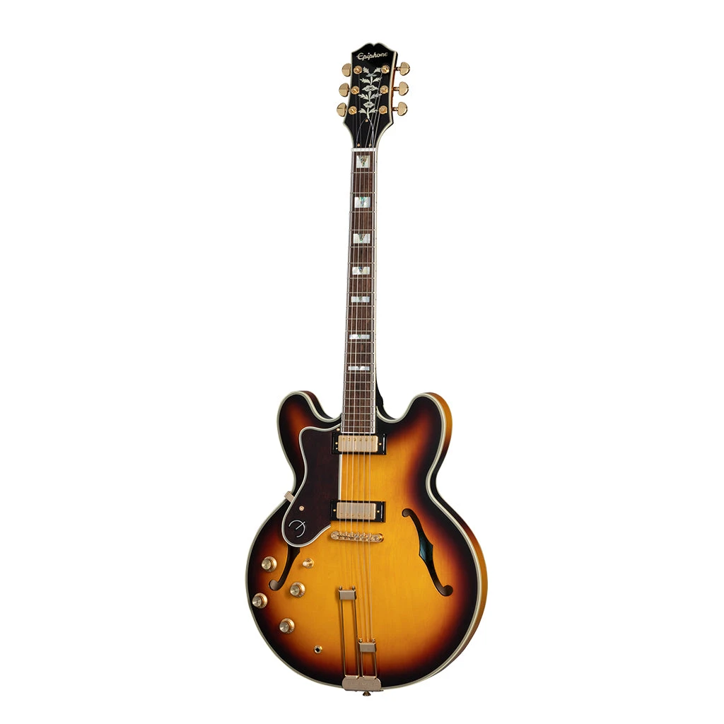 Epiphone Sheraton Frequensator Vintage Sunburst LH 2 Epiphone Sheraton Frequensator Vintage Sunburst LH - Image 2