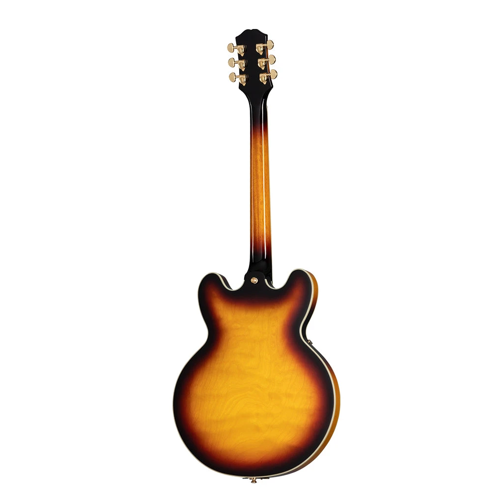 Epiphone Sheraton Frequensator Vintage Sunburst LH 3 Epiphone Sheraton Frequensator Vintage Sunburst LH - Image 3