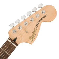 Squier -Affinity Series™ Stratocaster®, Laurel Fingerboard, White Pickguard, 3-Color Sunburst -Guitar Instrument Store sqafstsb 4
